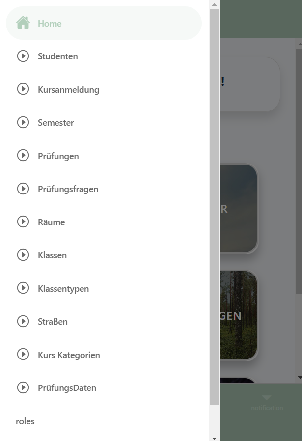 React Native school management system